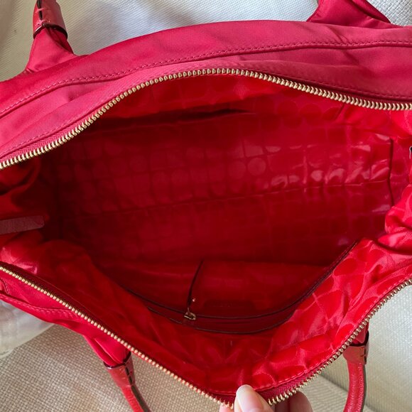 Red Kate Spade Small Weekender Bag - Picture 4 of 5